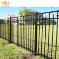 Powder coated security metal iron fence panels